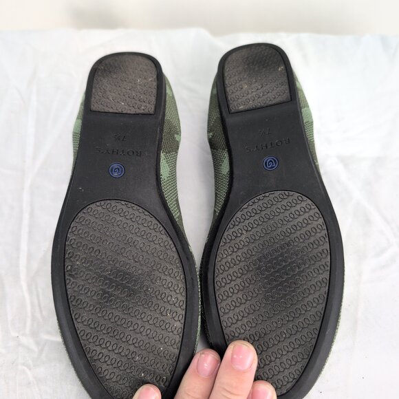 Rothy's Camo Knit Flats Loafers Size 7.5 - Picture 9 of 9